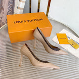 Louis Vuitton Red Chelsea Boots - Sole Detail View