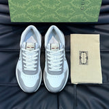 Gucci classic monochrome luxury sneakers view 4 heritage-inspired look