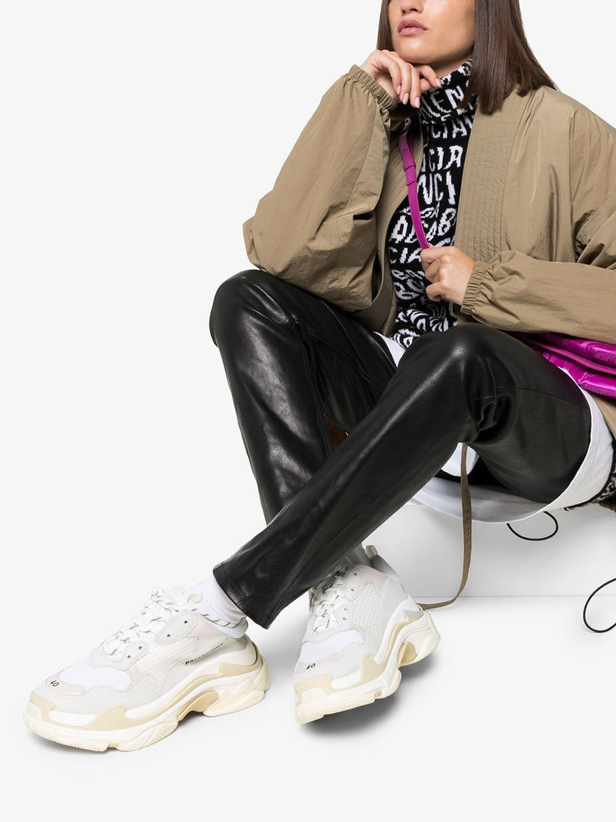 Balenciaga Shoes? BALENCIAGA Womens Triple S Mini Sneakers Luxury Lifestyle Designer Footwear
