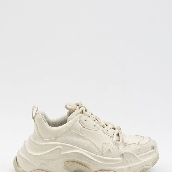 Balenciaga Shoes? BALENCIAGA Women's Satin Triple S Sneakers - SS25 Edition Premium Designer Casual Shoes