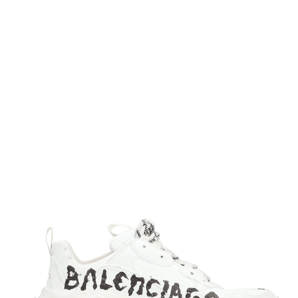 Balenciaga Shoes- BALENCIAGA Low-Top Vintage Effect Sneakers for Women Premium Designer Casual Shoes