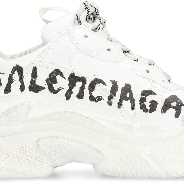 Balenciaga Shoes? BALENCIAGA Low-Top Vintage Effect Sneakers for Women Comfortable Everyday Designer Shoes