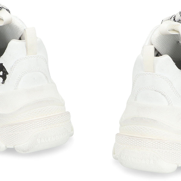Balenciaga Shoes- BALENCIAGA Low-Top Vintage Effect Sneakers for Women Premium Designer Casual Shoes