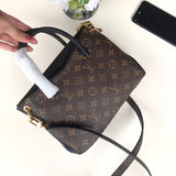 Close-up detail of everyday-luxe premium women's handbag – women's luxury handbag