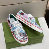 Gucci sneakers detailed view showing premium designer craftsmanship