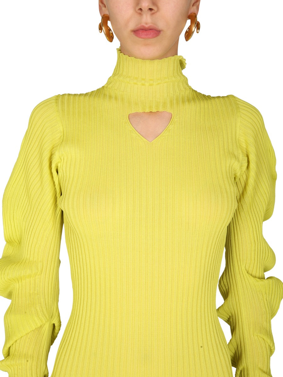 Bottega Veneta cocktail dresses side profile designer luxury fashion