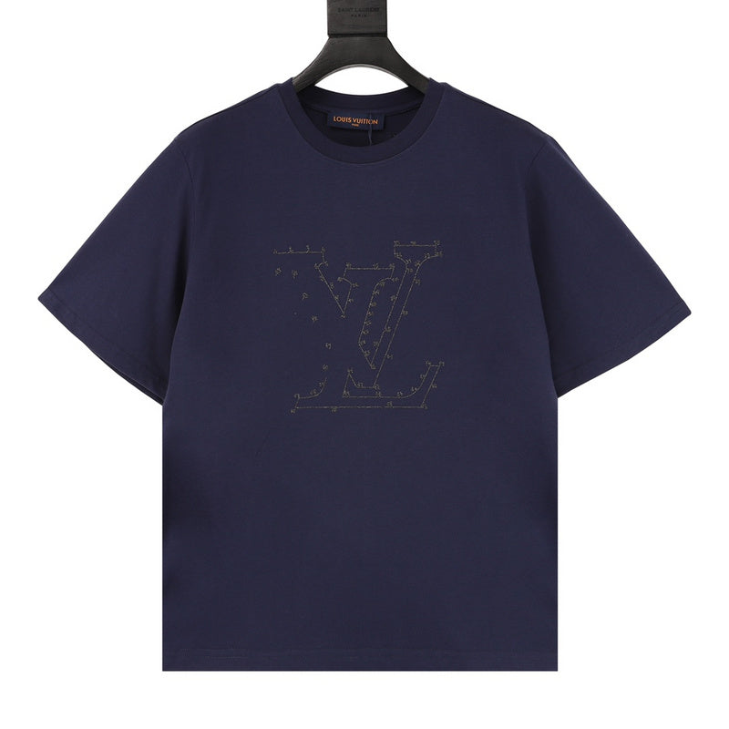 Back view of Louis Vuitton cotton t-shirt with contemporary cut