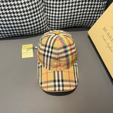 Side view of Burberry unisex cap
