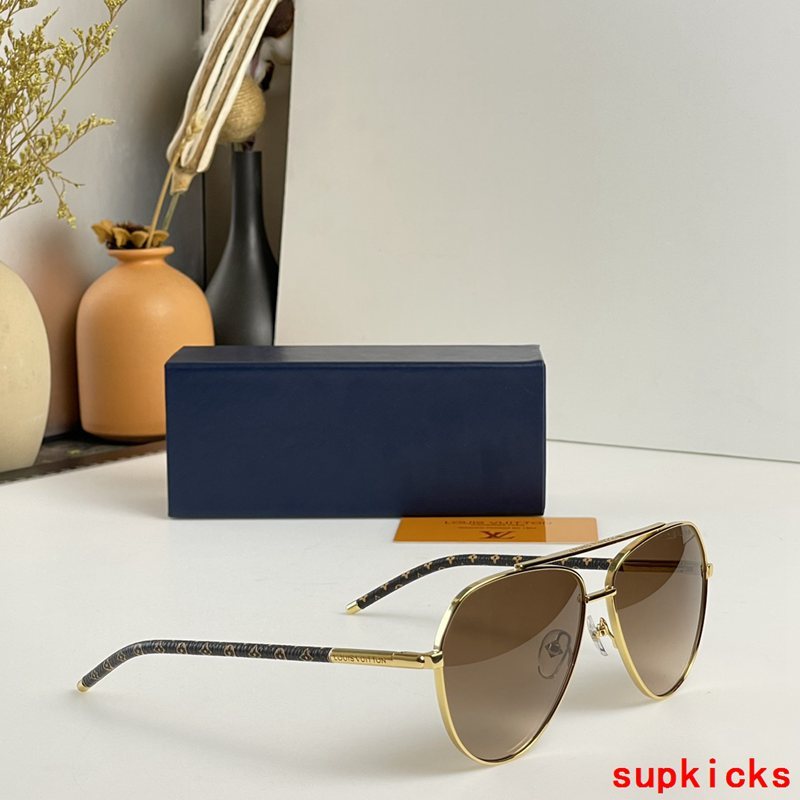 Lifestyle view of Louis Vuitton unisex sunglasses