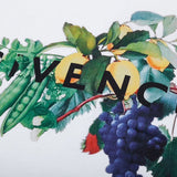 Flat lay presentation of Givenchy luxury clothing with signature branding