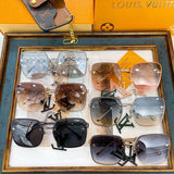 Lifestyle view of Louis Vuitton unisex sunglasses