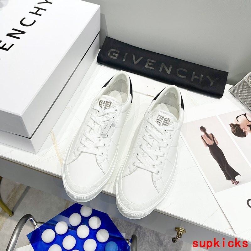 Givenchy shoes Style 100 - front view, classic monogram styling
