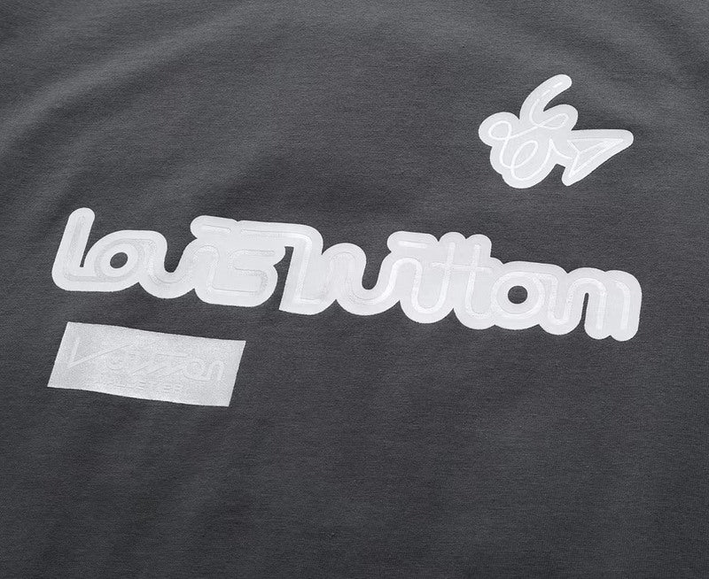 Back view of Louis Vuitton cotton t-shirt with logo-detail design