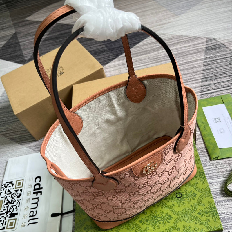 Close-up detail of chic signature women's handbag – women's luxury handbag