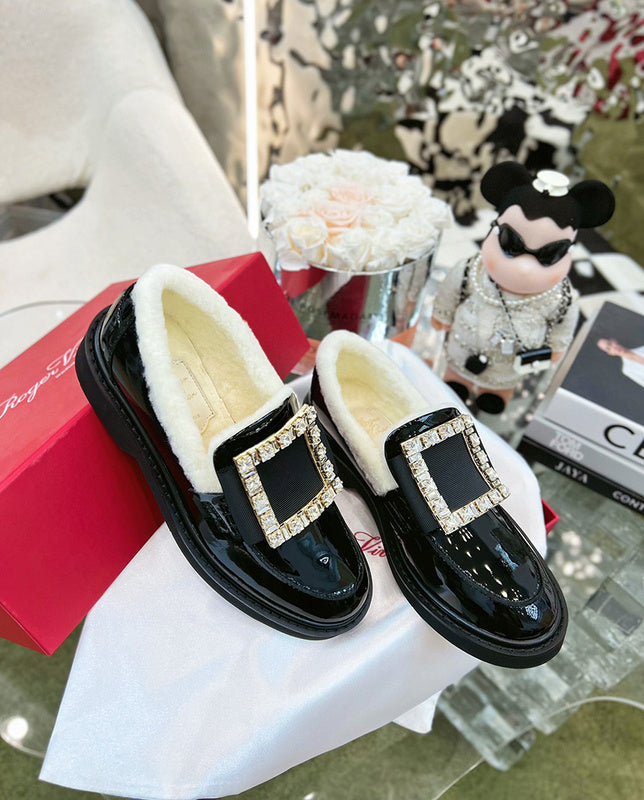 Roger Vivier luxury shoes close-up — premium authentic designer style