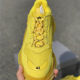 Balenciaga Nude Low-Top Sneakers - Close-Up Texture View