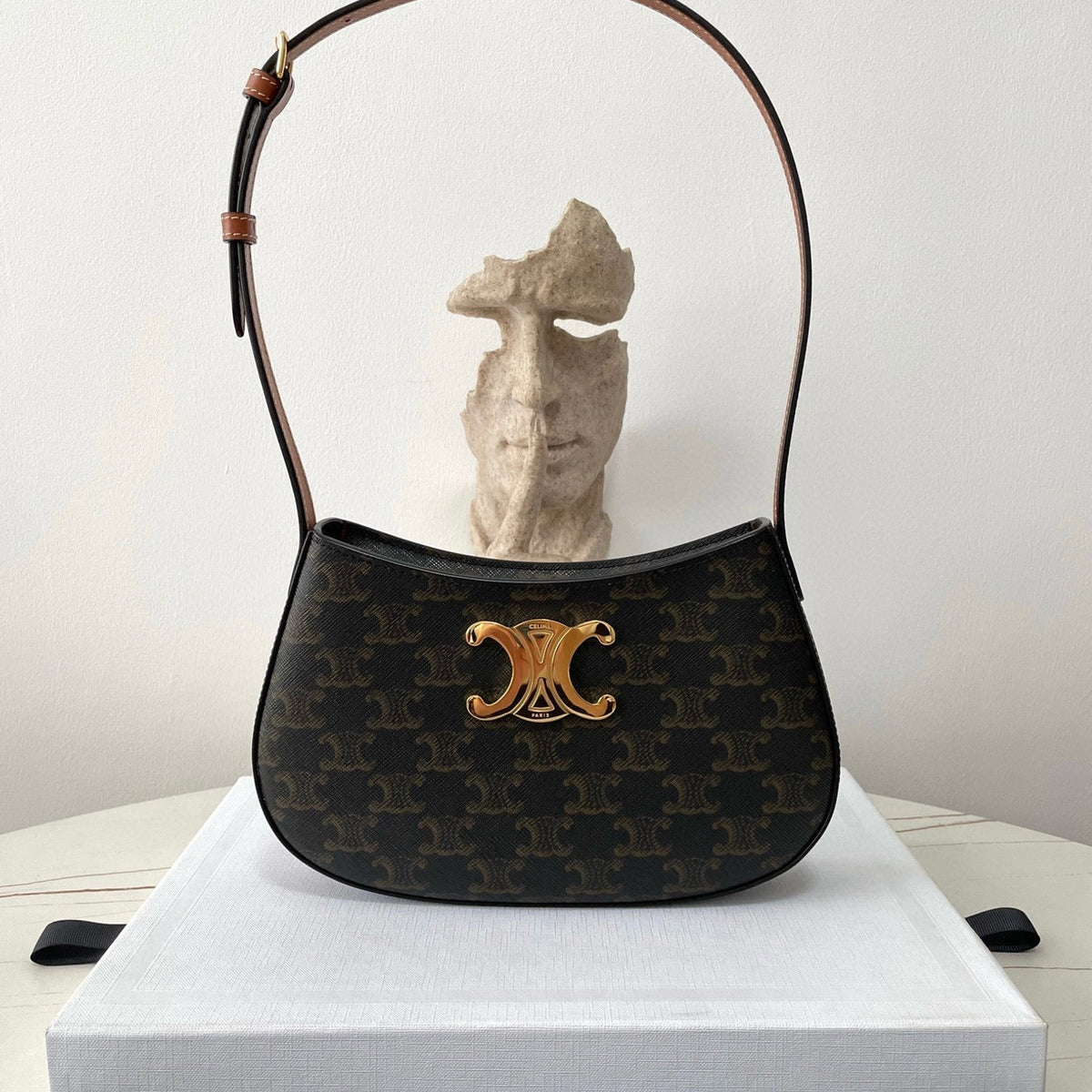 Celine Tilly Medium Bag detail shot – designer craftsmanship and quality