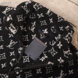 Front view of Louis Vuitton luxury clothing with relaxed-fit cut
