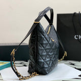 Zivas Charm Understated Luxury Designer Handbag (Polished Everyday Piece) – Angled View