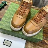 Gucci classic monochrome luxury sneakers view 4 low-top design