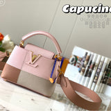 Front view of chic statement women's handbag – women's luxury accessory