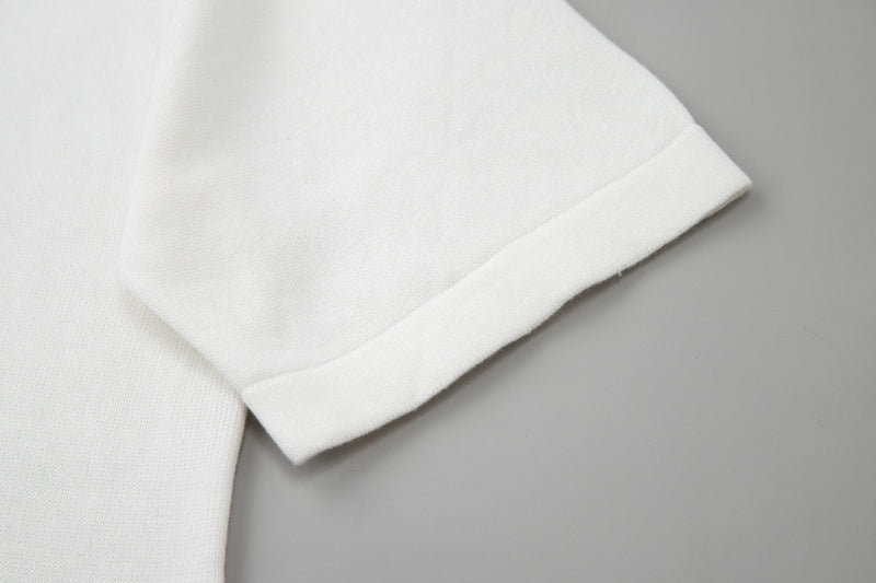Full styled look of Louis Vuitton cotton t-shirt with tailored silhouette