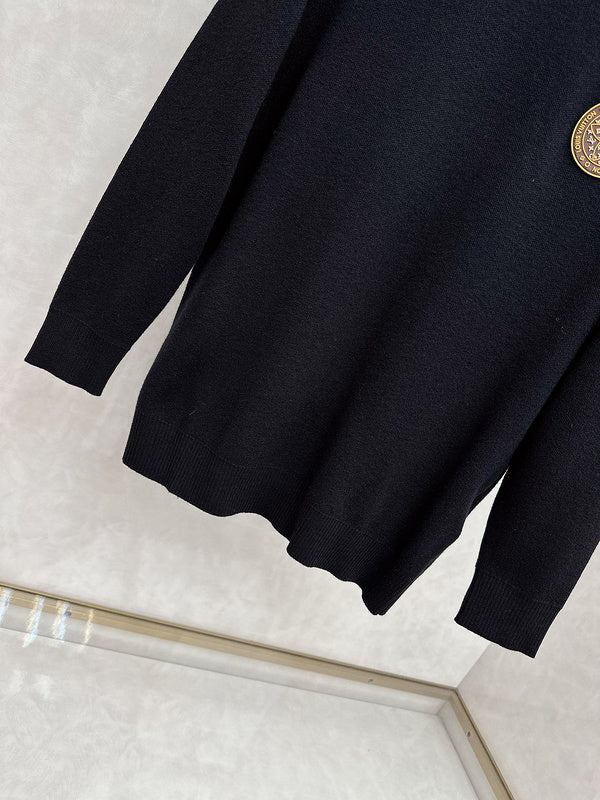 Side profile of Louis Vuitton luxury clothing with contemporary cut