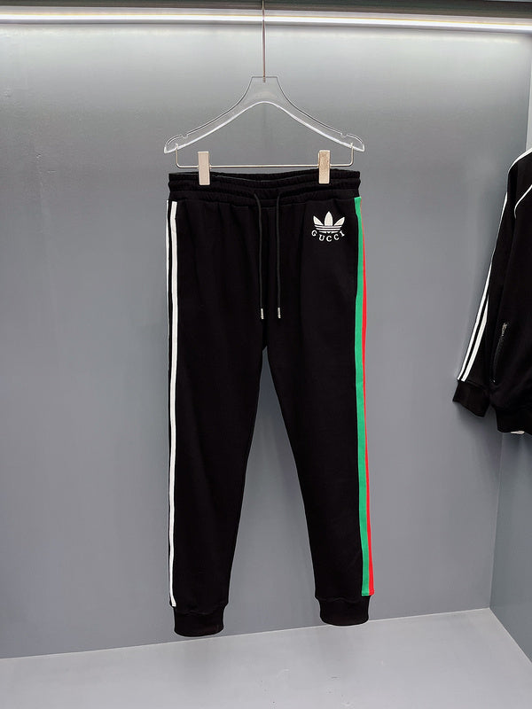 Front view of Gucci luxury clothing with logo-detail design