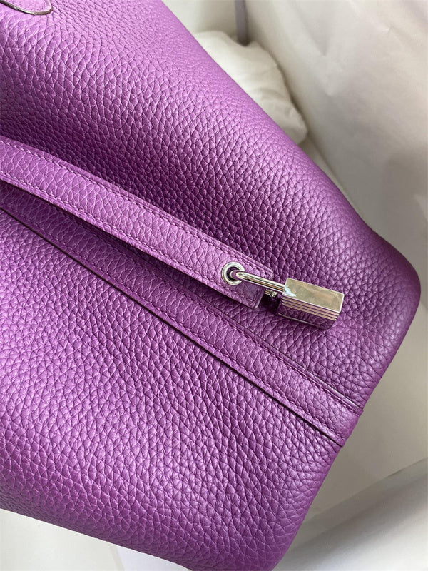 Sophisticated bag shown from front angle