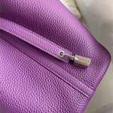 Sophisticated bag shown from front angle