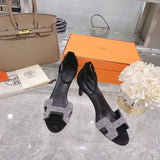 Hermès White Chunky Platform Sneakers - Full Silhouette View