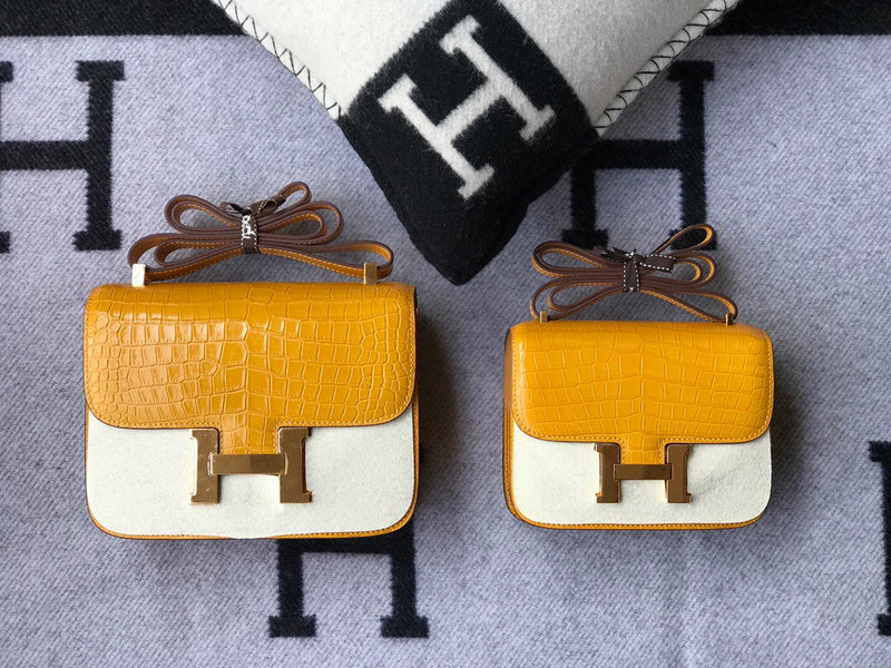 Close-up detail of polished bag design