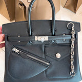 sleek tote bag detail view showing craftsmanship