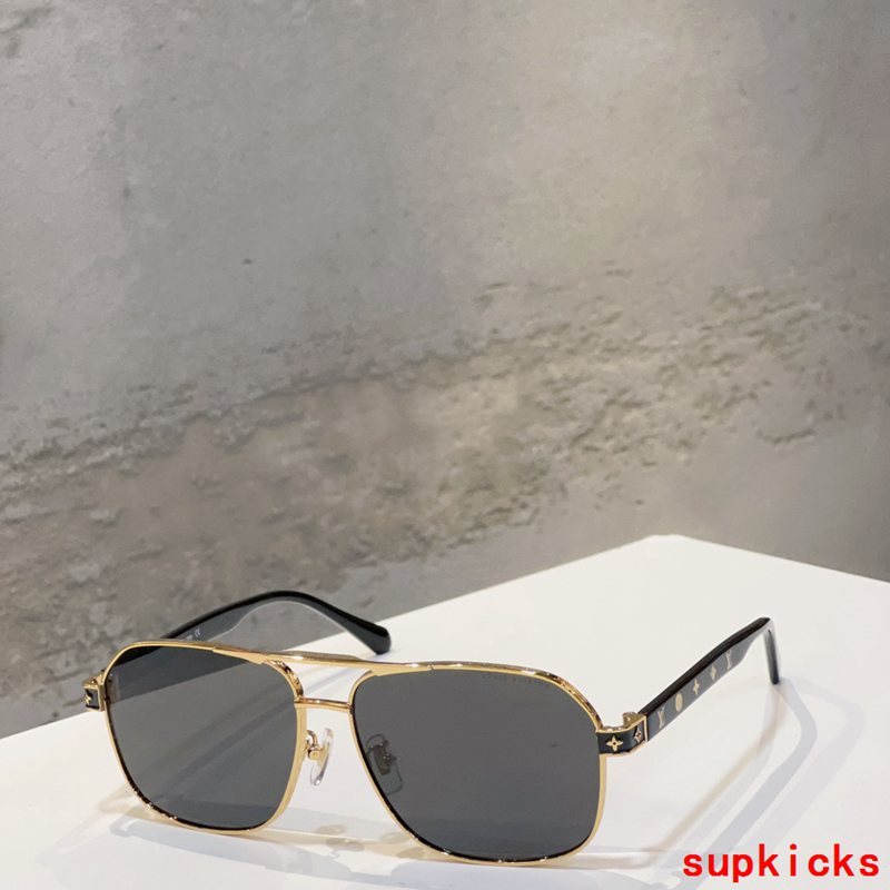 Side view of Louis Vuitton unisex sunglasses