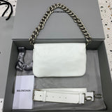 Zivas Charm Effortless Elegance Statement Handbag (Signature Shape & Finish) – Back View