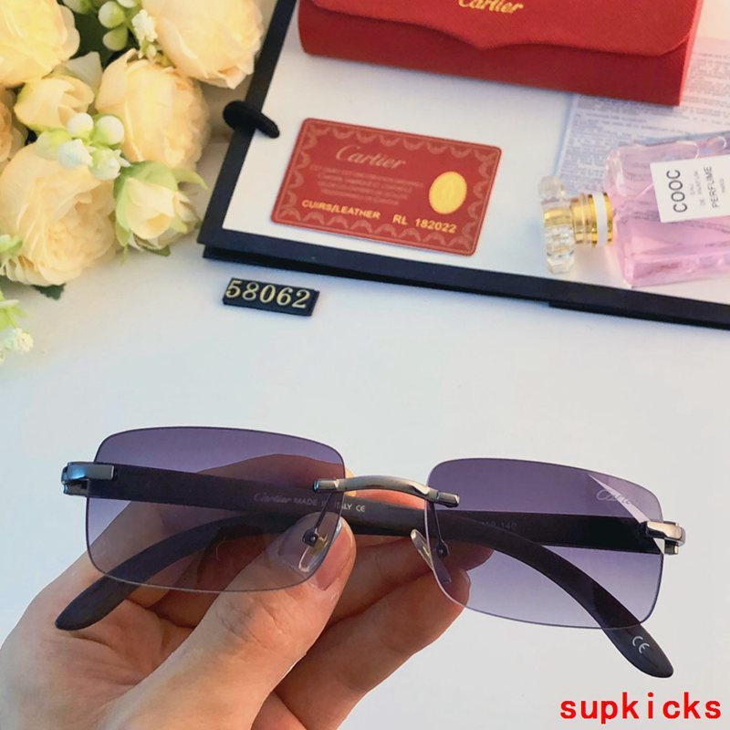 Side view of Cartier unisex sunglasses