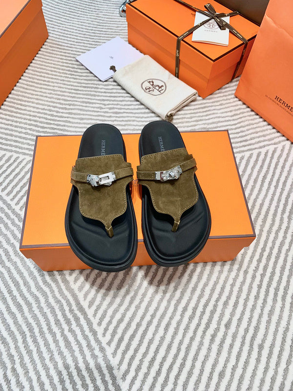Hermes sandals Style 220 - side profile detail