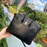Sculpted handbag styled for everyday wear