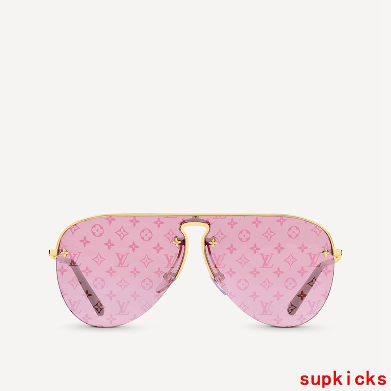 Side view of Louis Vuitton unisex sunglasses