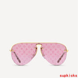 Side view of Louis Vuitton unisex sunglasses