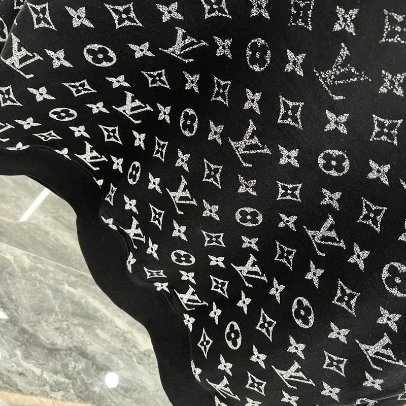 Back view of Louis Vuitton luxury clothing with contemporary cut
