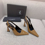Saint Laurent shoes front view designer style