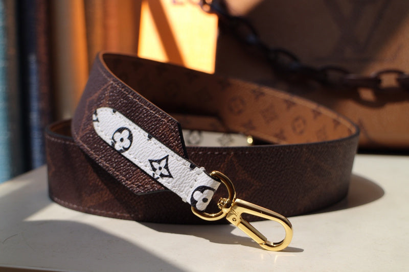 Close-up detail of signature premium women's handbag – women's luxury handbag
