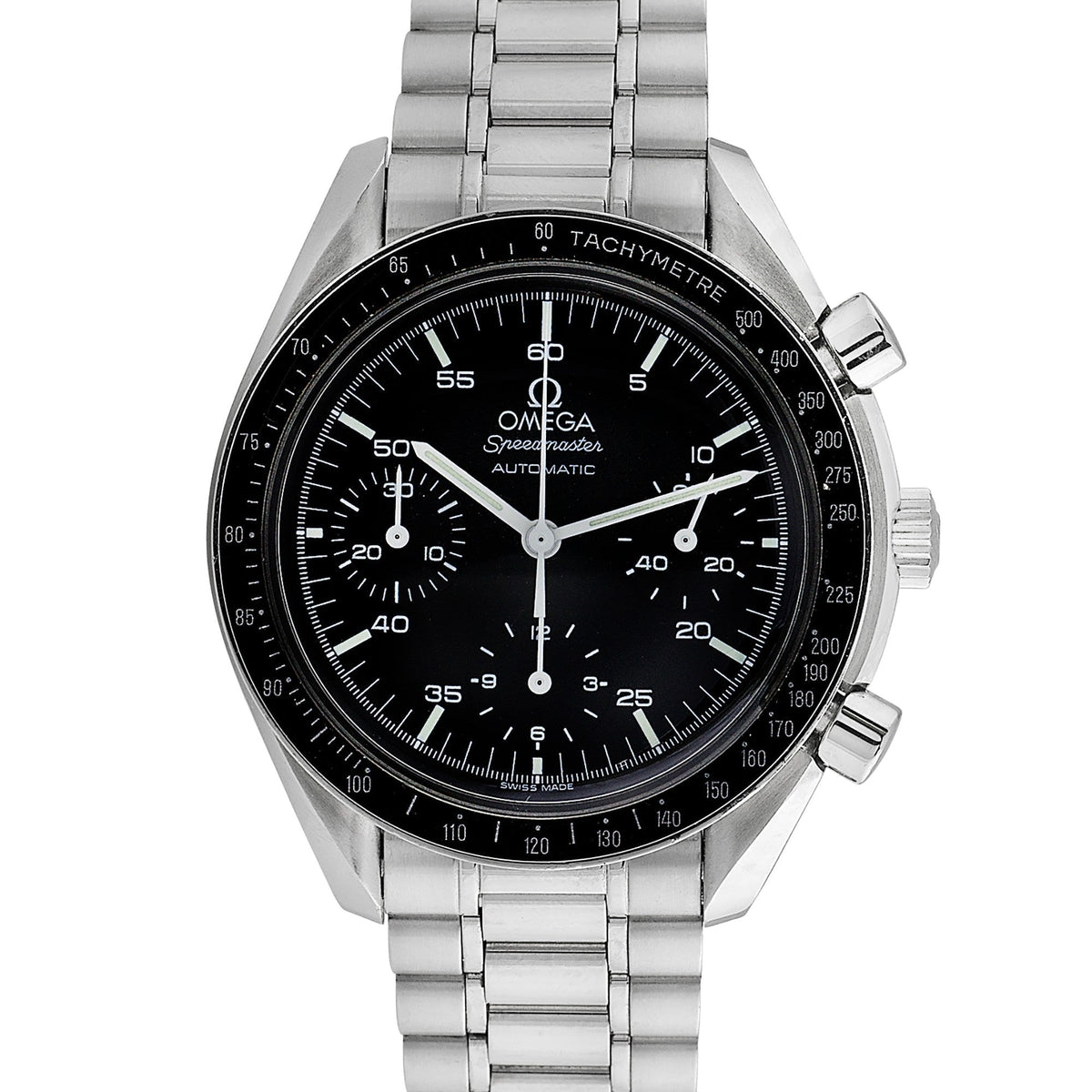 Side view of Omega men's watch