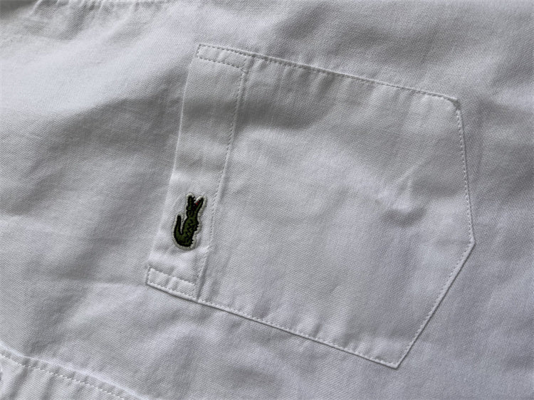 Back view of Lacoste luxury clothing with logo-detail design