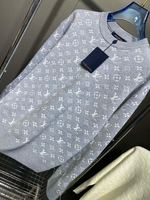 Close-up detail shot of Louis Vuitton luxury clothing with streetwear-inspired cut