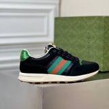Gucci soft grey luxury sneakers view 7 chunky sole construction