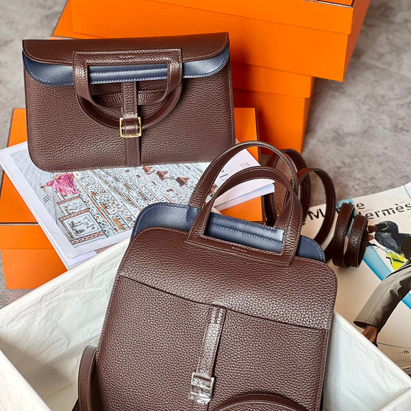 Close-up detail of balanced bag design