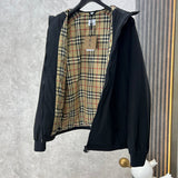Close-up of Burberry designer clothing craftsmanship
