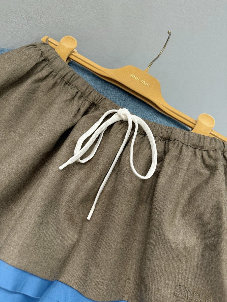Skirts? Miu M Skirt Elegant Designer Casual Skirt